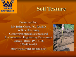 Soil Texture - Drinking Water Testing Environmental