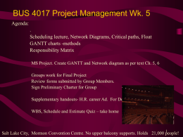 Project Management Bus 1040