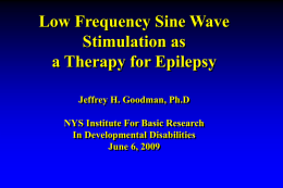 Brain Stimulation as a Therapy for Epilepsy