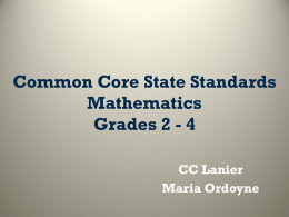CCSS Math Grades 2