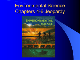 UBD Power Point – Environmental Science