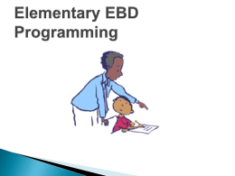Elementary EBD Programming - Saint Paul Public Schools