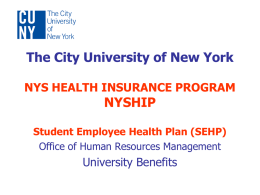 New York City College of Technology Personnel Department