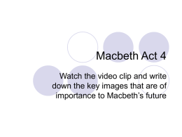 Macbeth Act 4