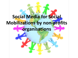 Social media for social mobilizations