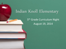 Indian Knoll Elementary - Cherokee County School District