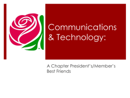 Communications & Technology: