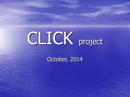 CLICK project - click