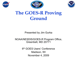 Nowcasting Applications at the GOES