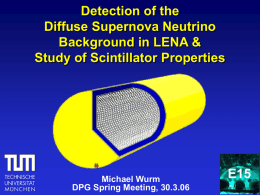 Detection of the Diffuse Supernova Neutrino Background in