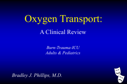 Oxygen Transport