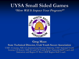Small Sided Games Power Point Presentation