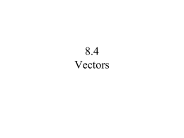 11.4 Vectors