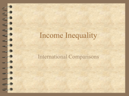 Income Inequality - Pomona College Economics