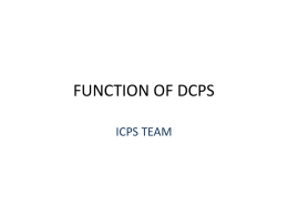 FUNCTION OF DCPS