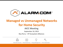 Managed vs Unmanaged Networks for Home Security