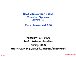 Lecture 1: Course Introduction and Review