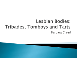 Lesbian Bodies: Tribades, Tomboys and Tarts