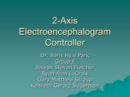 2-Axis Electroencephalogram Controller