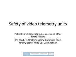 Videotelemetry - The British Society for Clinical