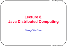 Lecture 2. Basic Java Syntax