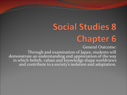 Social Studies 8 Chapter 6