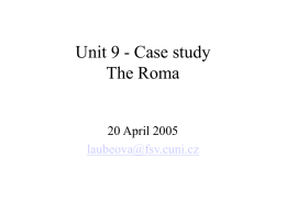 Introduction to Romani Studies