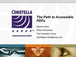 The Path to Accessible PDFs - Web Accessibility at Johns