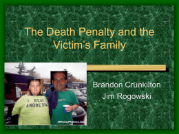 The Death Penalty and the Victim’s Family
