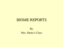 BIOME REPORTS - SAU #53 Home Page