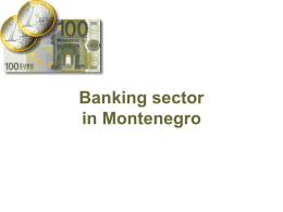 Bankarski sektor u Crnoj Gori