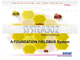 A FOUNDATION FIELDBUS SYSTEM