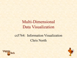 Multi-dimensional data vis - Visual Analytics Digital Library