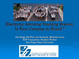 Electronic Advising Tracking System: Is Your Campus on Board