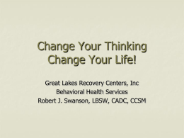 Change Your Thinking Change Your Life! - MI-PTE