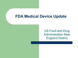 Medical Device Update
