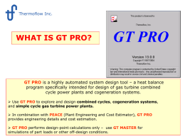 Thermoflow GT PRO