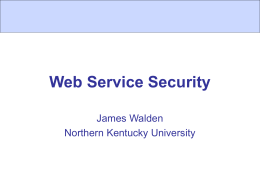 Security of Electronic Voting - Northern Kentucky University