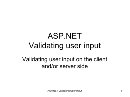 ASP.NET server controls