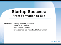Gardere PowerPoint Template (Blue)