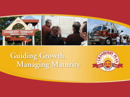 Guiding Growth, Managing Maturity