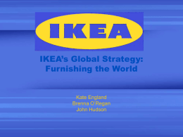IKEA’s Global Strategy: Furnishing the World