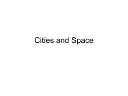 Cities and Space