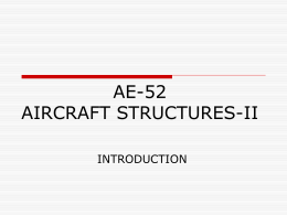 AIRCRAFT STRUCTURES-II - Raja group of institutions