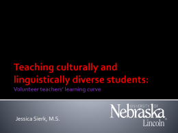 Teaching culturally and linguistically diverse students: A