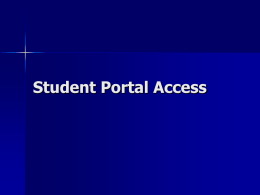 Student Portal Access - Ada Merritt K