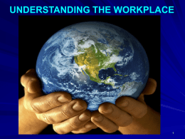 Understanding the Workplace