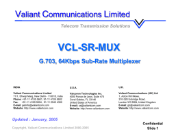 VCL-30 - Valiant Com