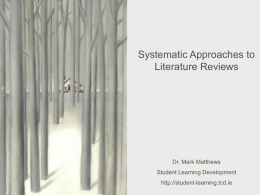 Sample Title Slide - Student Learning Development