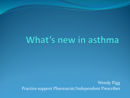 What’s new in asthma